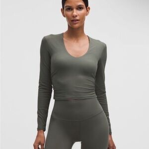 Lululemon All It Takes Ribbed Nulu v neck